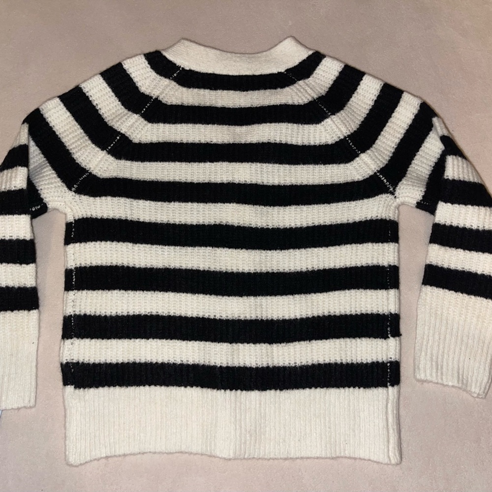 Cat & Jack Kids Striped Cardigan with Heart Detail - Picture 8 of 8